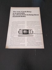 1964 4 INCH SONY PORTABLE TV
