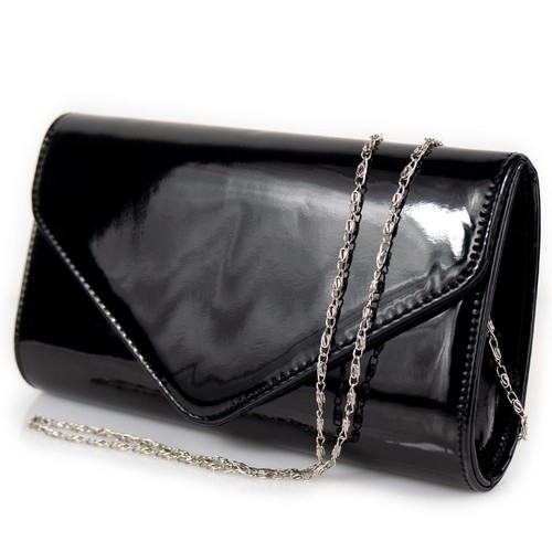 Pochette vernice nera