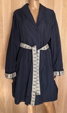 Down coat MARINA RINALDI Woman, navy blue color, IT 54 DE 48 US 18 GB 22 Piumino