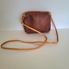 Vtg Etro Milano Paisley Coated
