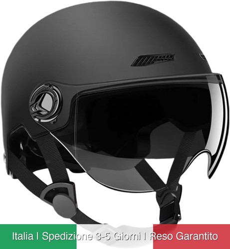 Open face motorcycle - open, helmet