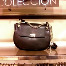 ZARA BORSA A TRACOLLA NERA CON