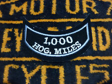 Harley-Davidson toppa patch 1.000 HOG MILES