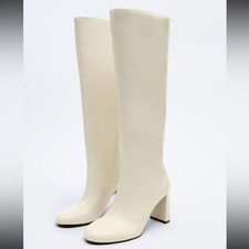 Zara women knee high heel - knee,
