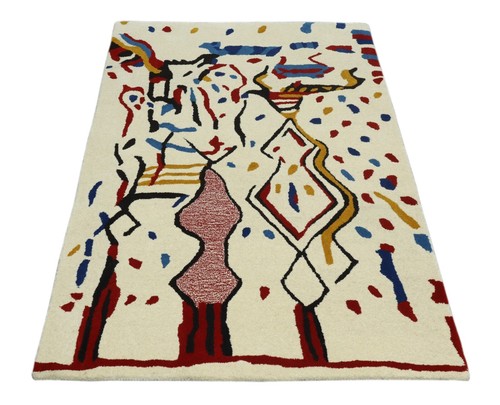Tappeto lana 120x180 beige - tappeto,
