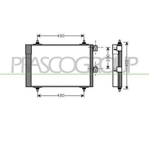 Condensatore per citroen xsara - per,