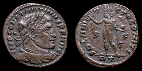 Costantino follis soli - follis,