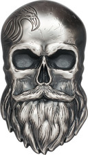Biker Skull, 2019, 1 oz