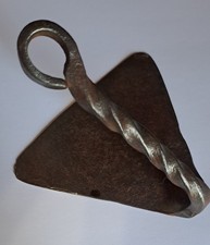 Attrezzo Antico Ferro Forgiato Per Pulizia Taglieri