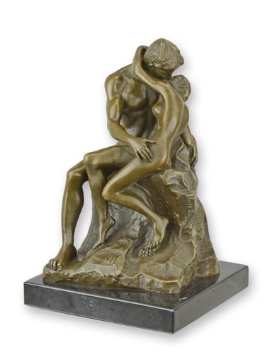 Scultura bronzo bacio - bronzo, il