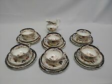 Antico Servizio da te giapponese porcellana dipinto a mano epoca primo 900