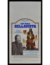 locandina COSI PARLO BELLAVISTA luciano de crescenzo napoli bolles orfini B341