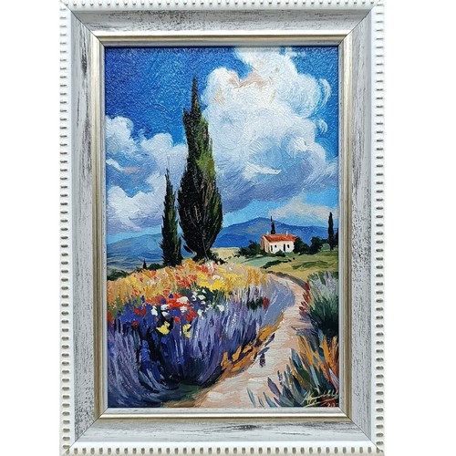 Dipinto olio natura estiva