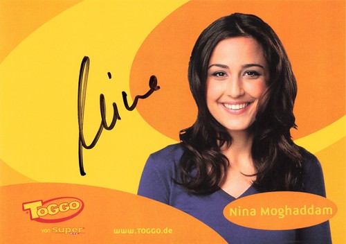 Nina moghaddam autografo - nina,