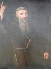 Dipinto olio su tela / San