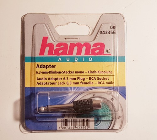 Adattatore hama audio - audio, 43356
