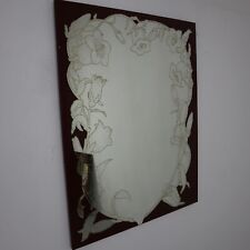 Elegante Specchio Floreale Vintage - Anni '70 Made in Italy"