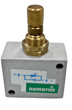 Confezione 5 pz NUMATICS DRV-25 1/4" Valvola regolazione flusso pneumatica in linea