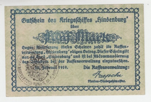 1919 germania 5 mark - germania,,