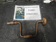 Antico Trapano Manuale D'epoca