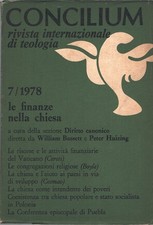 Rivista Internazionale di Teologia Concilium n. 7 - 1978 (Le finanze della Ch...