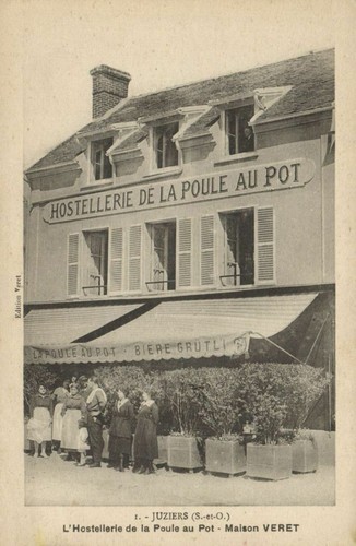 Cpa juziers hostellerie de - cpa,