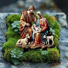 Presepe da giardino per