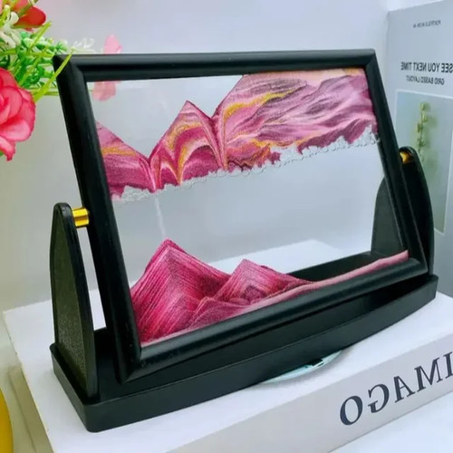 Pittura sabbia rotante - sabbia, 3d