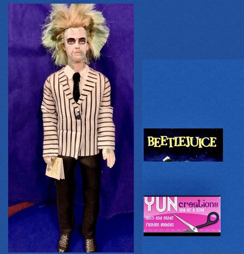 Bambola ooak beetlejuice tim - ooak,
