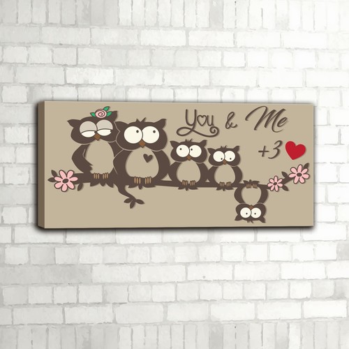Quadro moderno famiglia