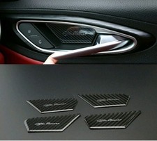 4 Pz/set in Fibra Carbonio cover porte interne Alfa Romeo Giulia Stelvio Tonale
