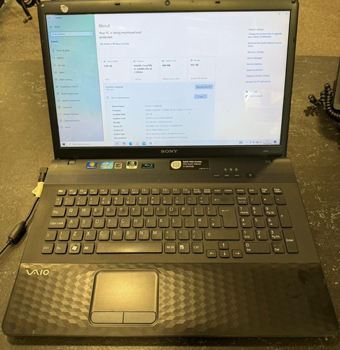 Sony vaio pcg 91211m - sony,