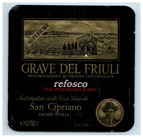 Vintage grave del friuli - del,
