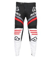 PANTALONI CROSS ENDURO ACERBIS MX LINEAR LUGO NERO BIANCO ROSSO