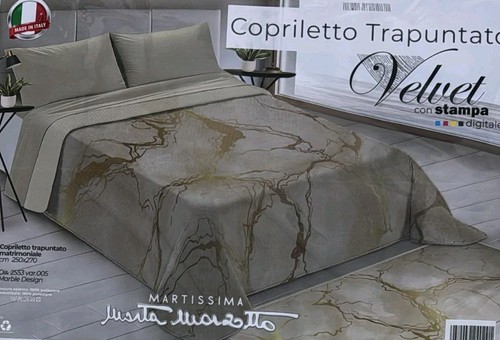 Copriletto trapuntato marta - copriletto,