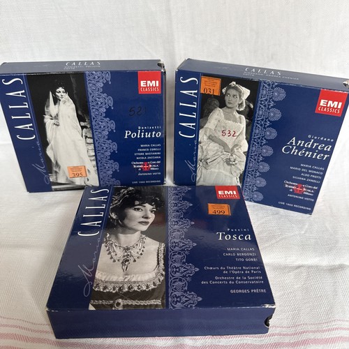 Callas cofanetti tosca - cd,