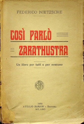 Cosi parlo zarathustra - parlo, zarathustra:
