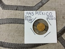 1945 Messico Dos Pesos oro non
