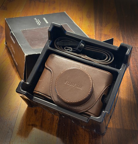 Fuji leather case per - case, x100/s