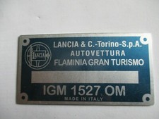 Targa Lancia Flaminia Sport