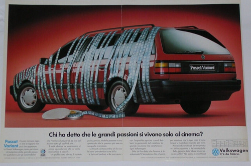 Advert pubblicità auto 1992 - pubblicità,