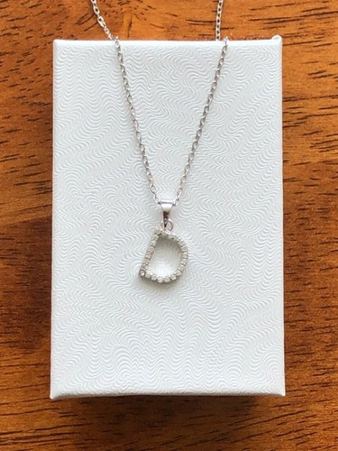 925 sterling silver initial - silver,