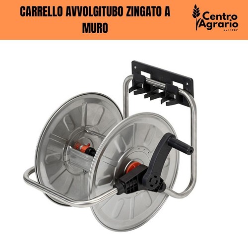 Carrello avvolgitubo zingato