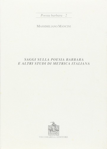 Saggi sulla poesia barbara - , e