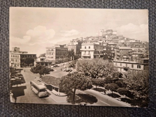 Cartolina montecompatri piazza - montecompatri,