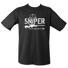 T-SHIRT CECCHINO FUORI DALLA VISTA FUORI DALLA MENTE UOMO S-2XL ESERCITO SAS TIRO PAINTBALL