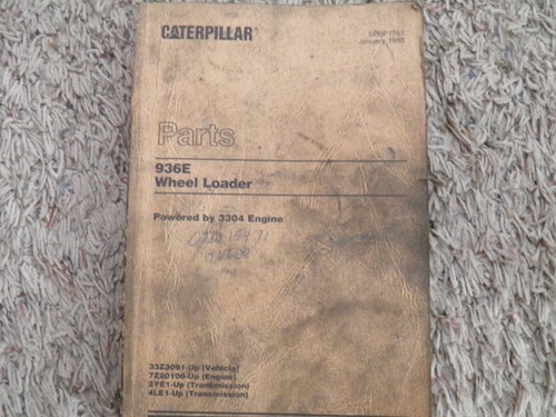 Gatto caterpillar 936e - caterpillar, libro