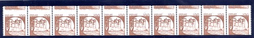 Castelli lire 100 - lire, bobina