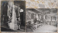 2 Foto fotografie d'epoca: Alinari, Firenze: Sala d'armi - Sala delle impannate