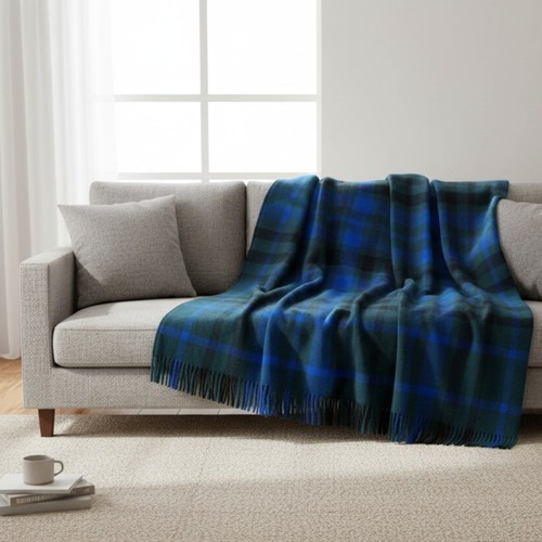 Plaid 100 lambswool - 100%, di